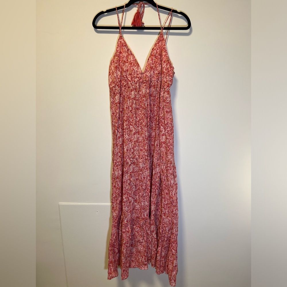 Zara Floral Pink Maxi Dress